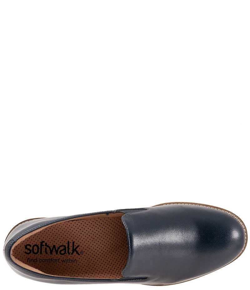 SoftWalk Whistle II Leather Slip On Loafers
