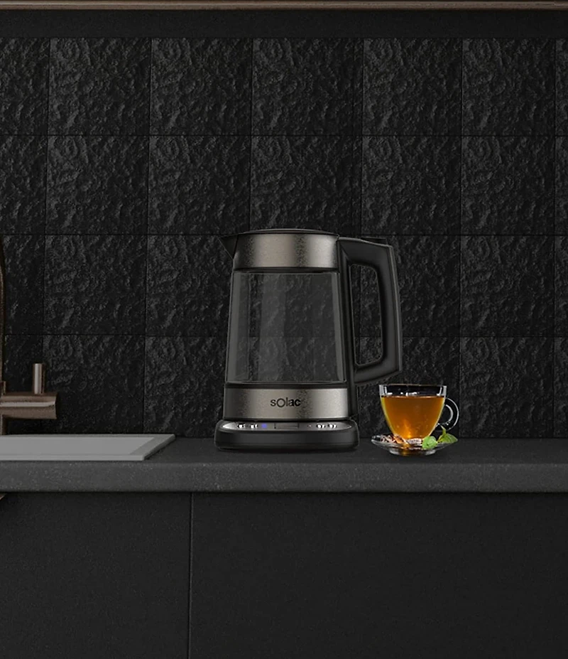 SOLAC AROA Premium Adjustable Temperature Cordless Electric Kettle