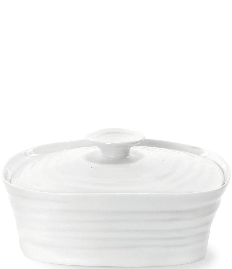 Sophie Conran for Portmeirion White Porcelain Covered Butter Dish