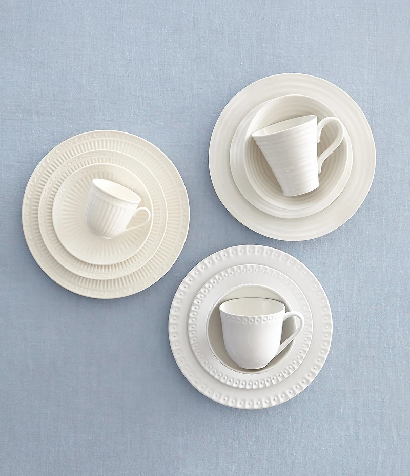 Sophie Conran for Portmeirion 4-Piece White Porcelain Mini Dip Dish Set