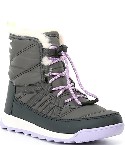 Sorel Girls' Whitney II Plus Lace Up Cold Weather Waterproof Boots (Youth)