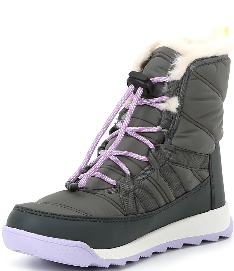 Sorel Girls' Whitney II Plus Lace Up Cold Weather Waterproof Boots (Youth)