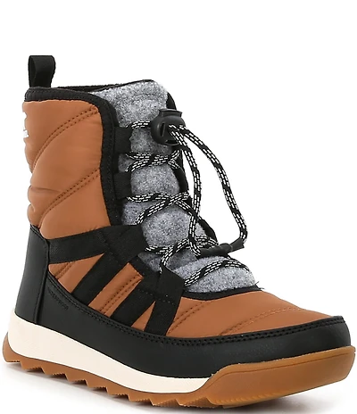 Sorel Girls' Whitney II Plus Lace Up Cold Weather Waterproof Boots (Youth)