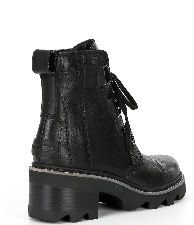 Sorel Joan Now Waterproof Leather Lug Sole Booties