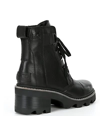 Sorel Joan Now Waterproof Leather Lug Sole Booties