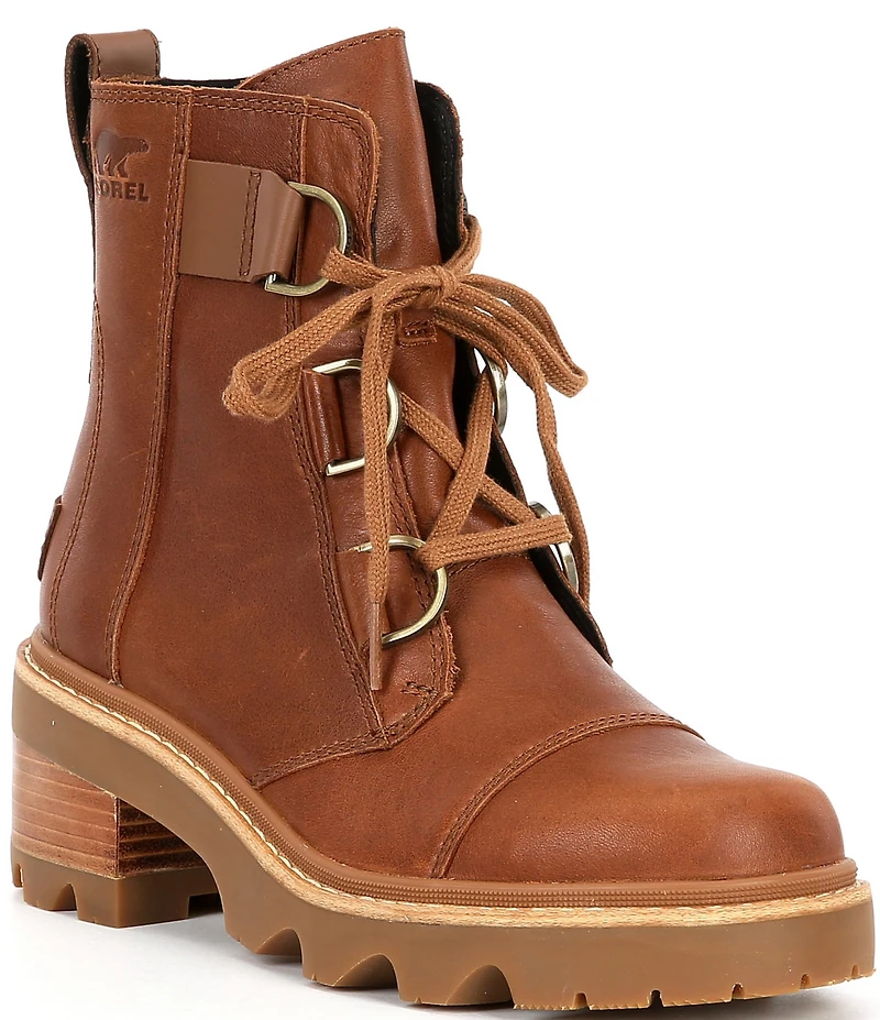 Sorel Joan Now Waterproof Leather Lug Sole Booties