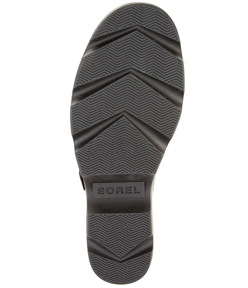 Sorel Joanie IV Leather Platform EVA Wedge Sandals