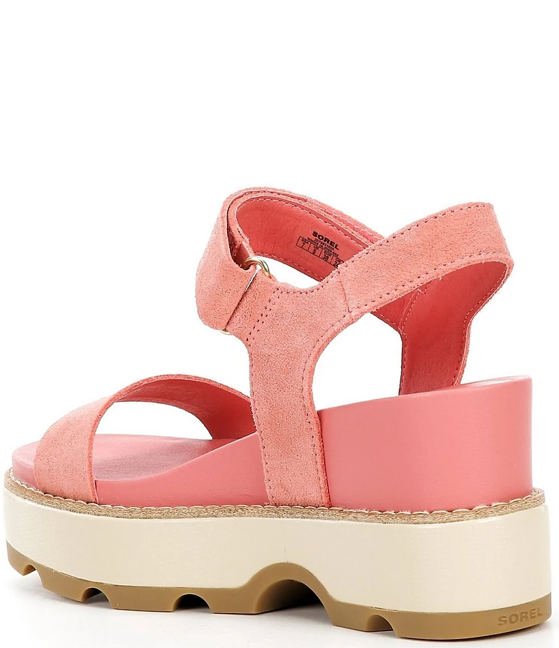 Sorel Joanie IV Strap Wedge Suede Platform Sandals