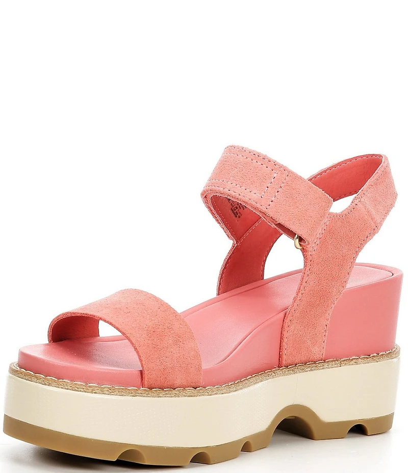 Sorel Joanie IV Strap Wedge Suede Platform Sandals