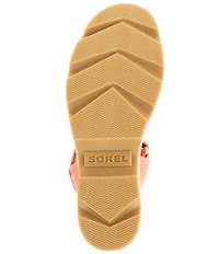 Sorel Joanie IV Strap Wedge Suede Platform Sandals
