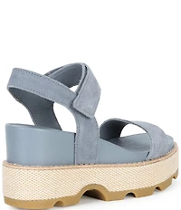 Sorel Joanie IV Suede Platform EVA Wedge Sandals