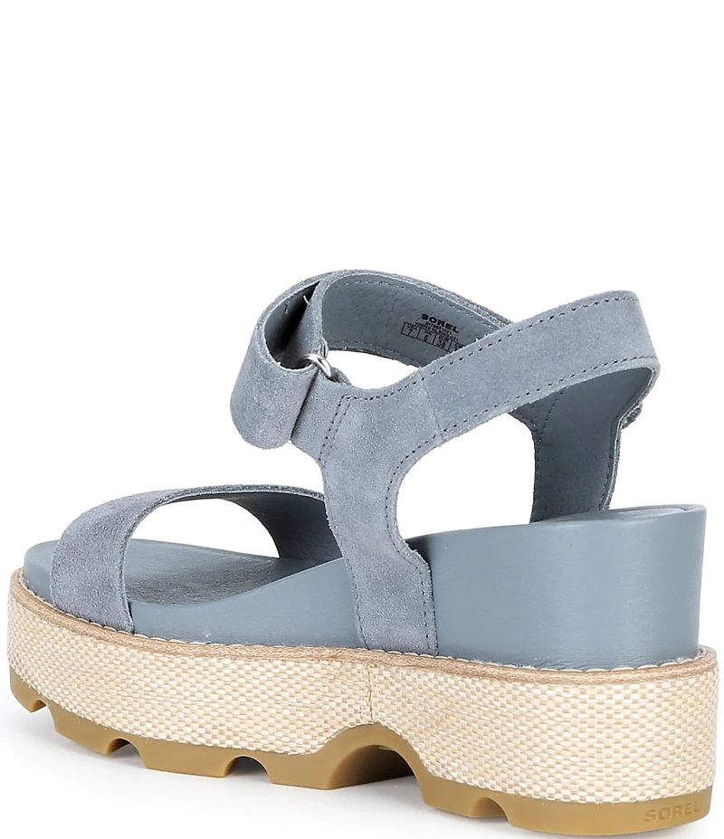 Sorel Joanie IV Suede Platform EVA Wedge Sandals