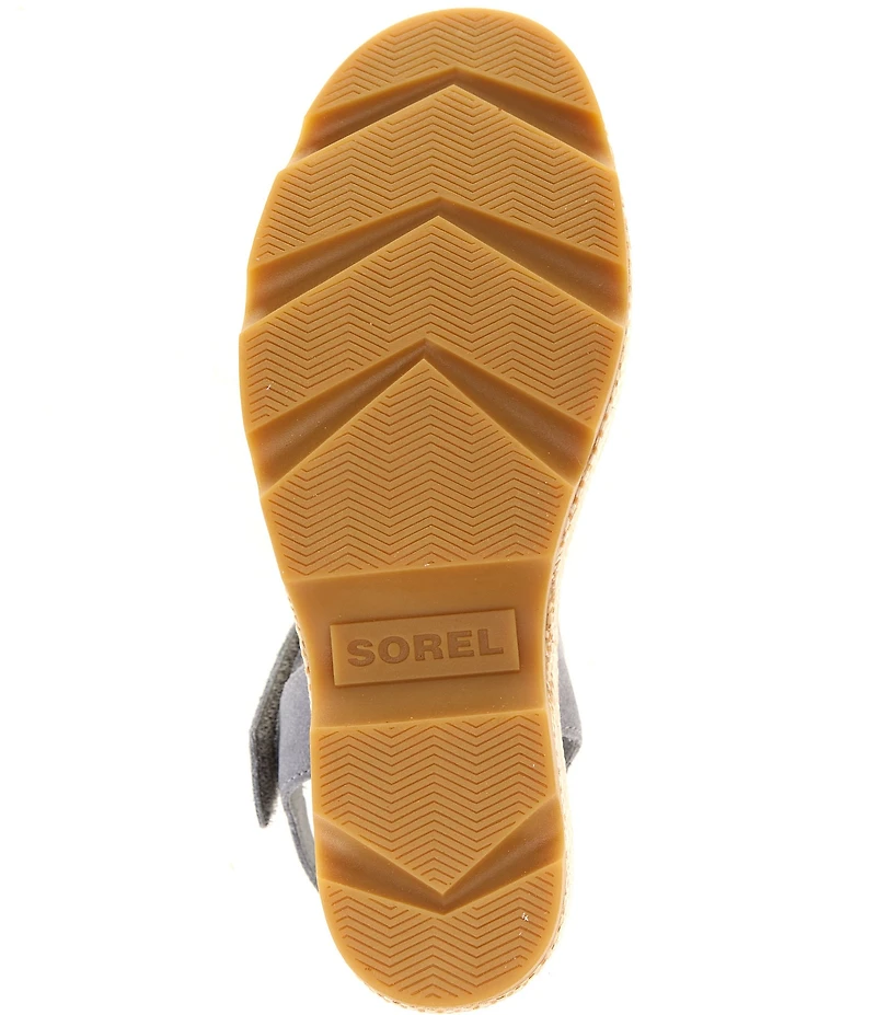 Sorel Joanie IV Suede Platform EVA Wedge Sandals