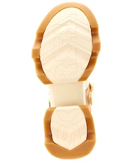 Sorel Kinetic Impact Slingback Leather Chunky Heel Platform Sandals