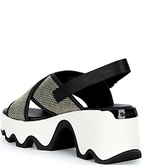Sorel Kinetic Aura Slingback TXT Platform Sandals