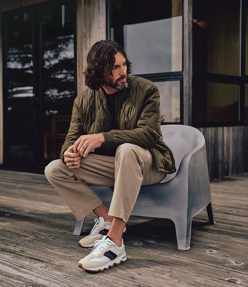 Sorel Men's Kinetic Ember Suede Leather Sneakers