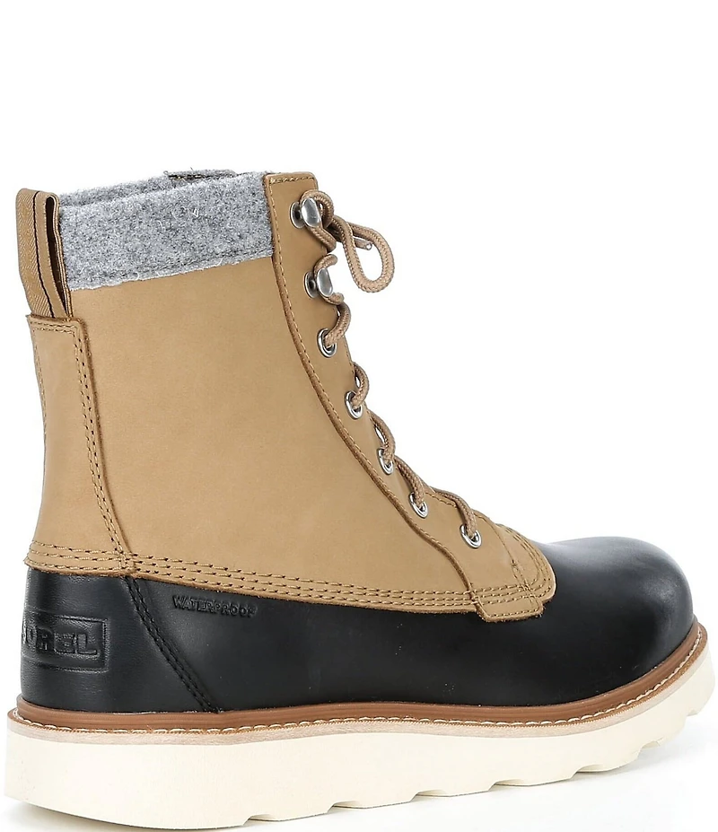 Sorel Men's Slabtown 62 Caribou Leather Waterproof Boots