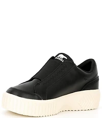 Sorel Ona Ave Leather Slip On Platform Sneakers