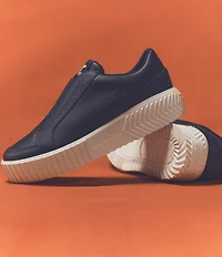 Sorel Ona Ave Leather Slip On Platform Sneakers