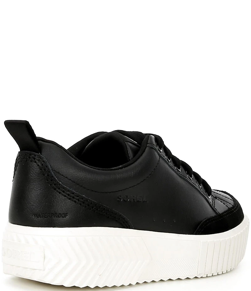 Sorel ONA AVE Low Waterproof Leather Platform Sneakers