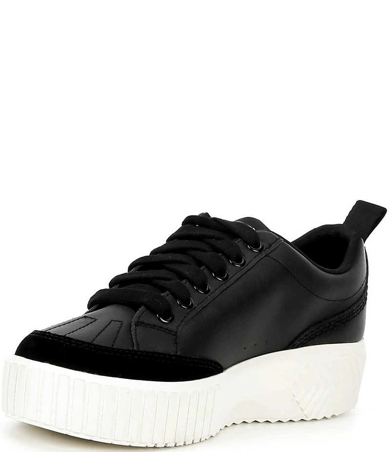 Sorel ONA AVE Low Waterproof Leather Platform Sneakers