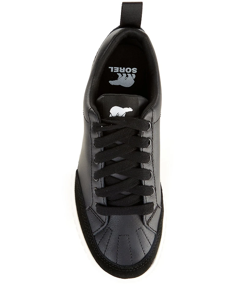 Sorel ONA AVE Low Waterproof Leather Platform Sneakers