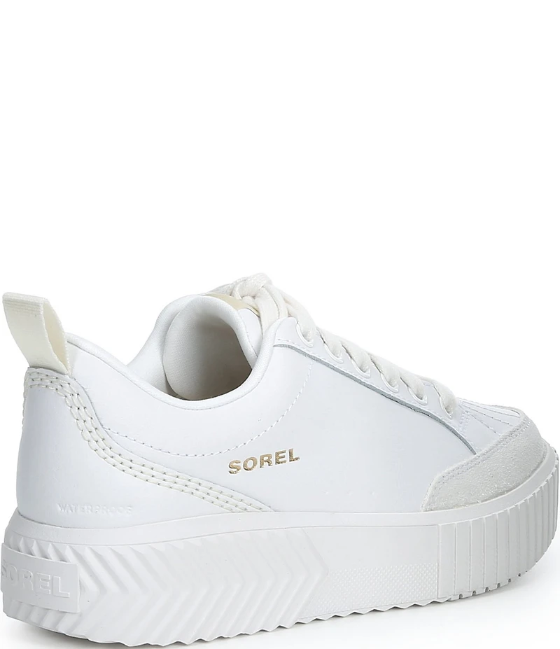 Sorel ONA AVE Low Waterproof Leather Platform Sneakers