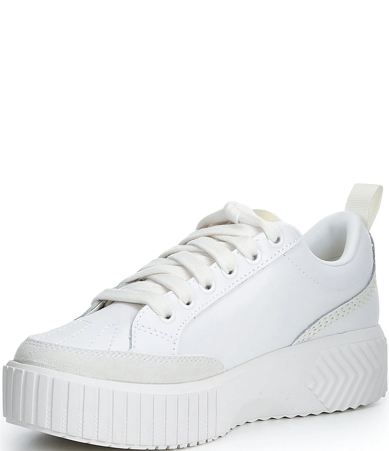 Sorel ONA AVE Low Waterproof Leather Platform Sneakers