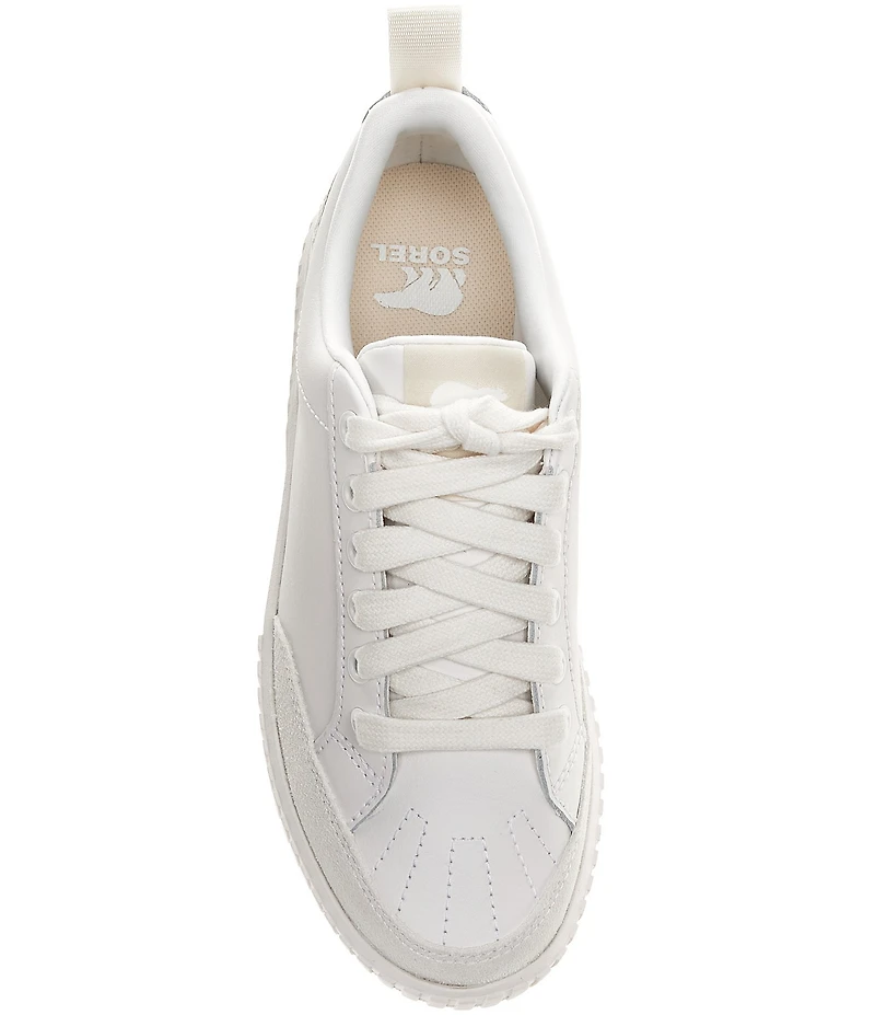 Sorel ONA AVE Low Waterproof Leather Platform Sneakers