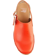 Sorel Roam'N RVT Leather Studded Detail Slingback Clogs