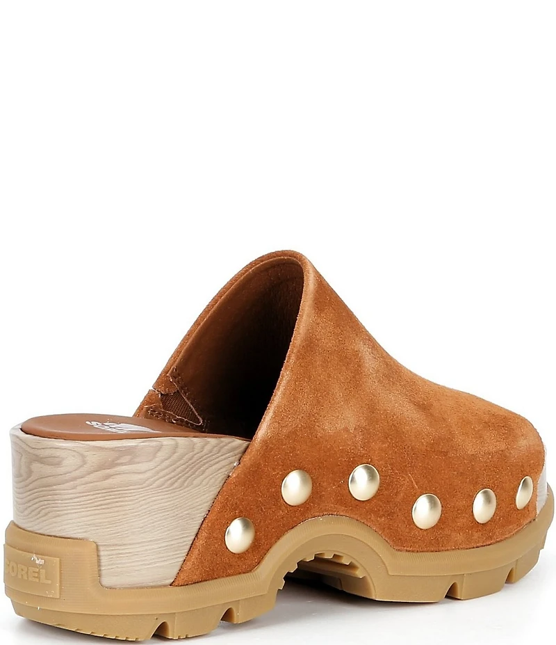 Sorel Roam'N Suede Platform Slide Sandals