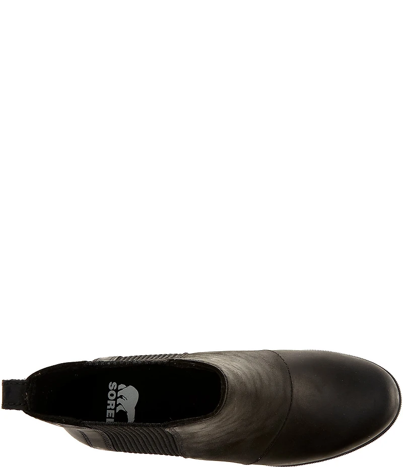 Sorel Women's Joan Rhapsody Waterproof Leather Chelsea Wedge Booties
