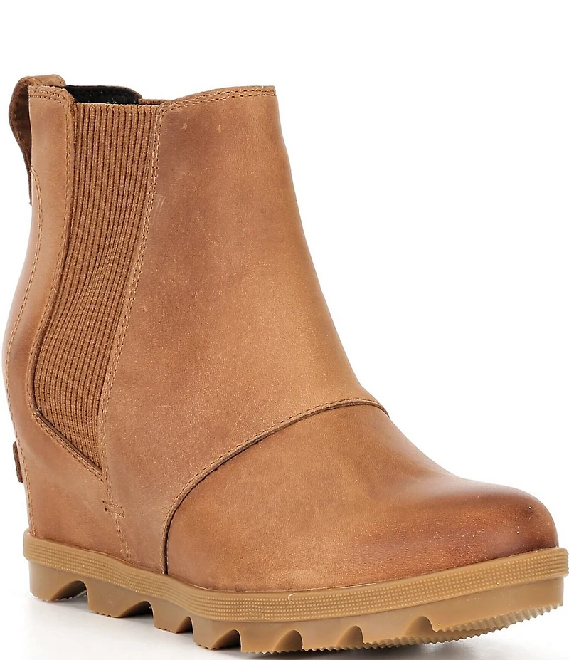 Sorel Women's Joan Rhapsody Waterproof Leather Chelsea Wedge Booties