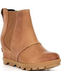 Sorel Women's Joan Rhapsody Waterproof Leather Chelsea Wedge Booties