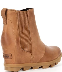 Sorel Women's Joan Rhapsody Waterproof Leather Chelsea Wedge Booties