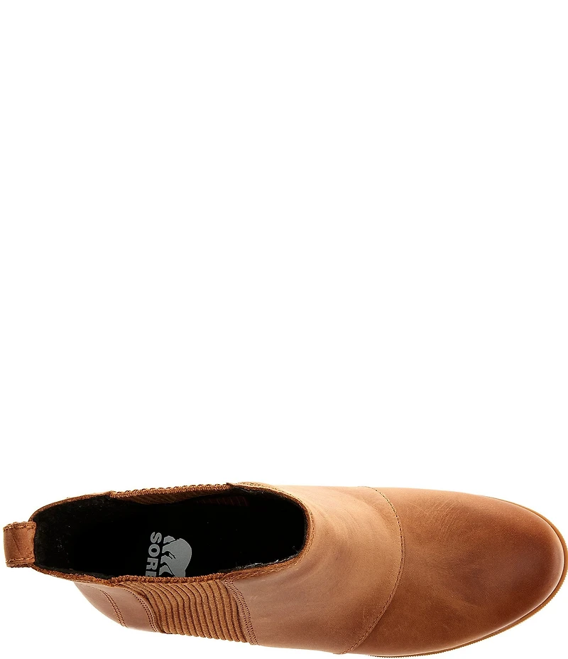 Sorel Women's Joan Rhapsody Waterproof Leather Chelsea Wedge Booties