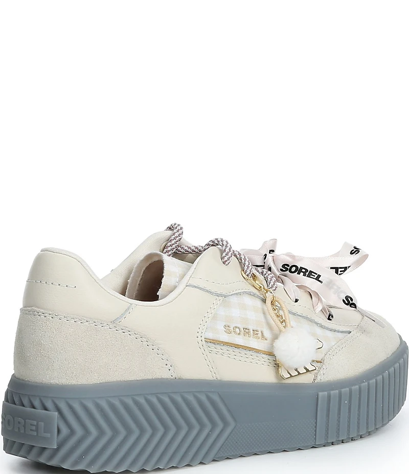 Sorel Women's ONA Ave Charm Leather Platform Court Sneakers