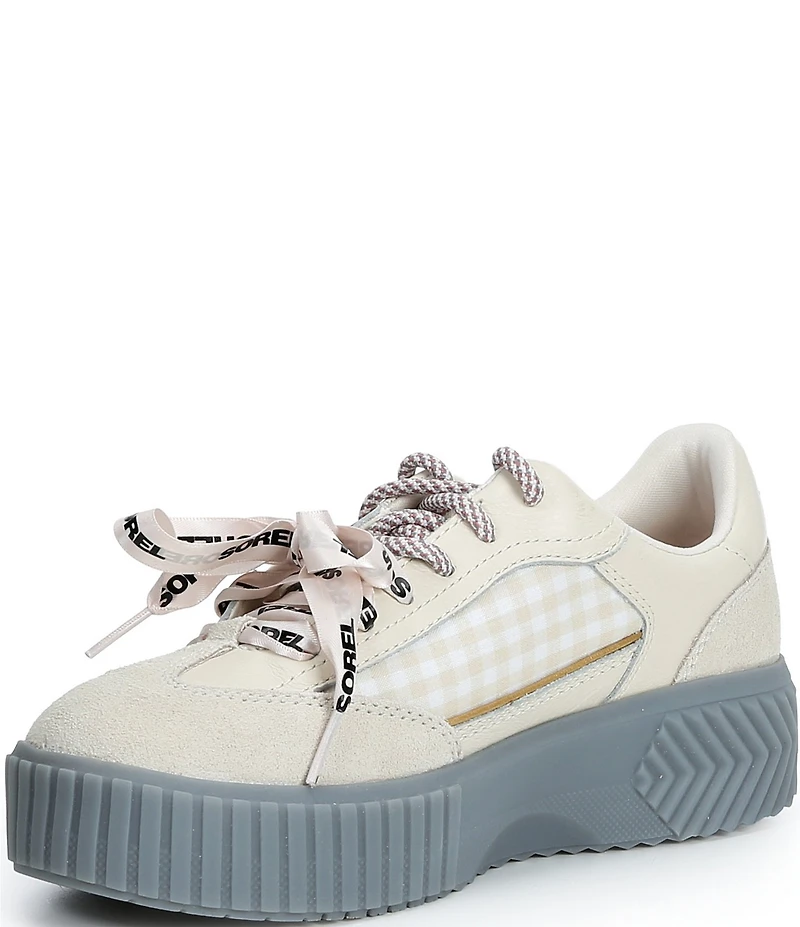 Sorel Women's ONA Ave Charm Leather Platform Court Sneakers