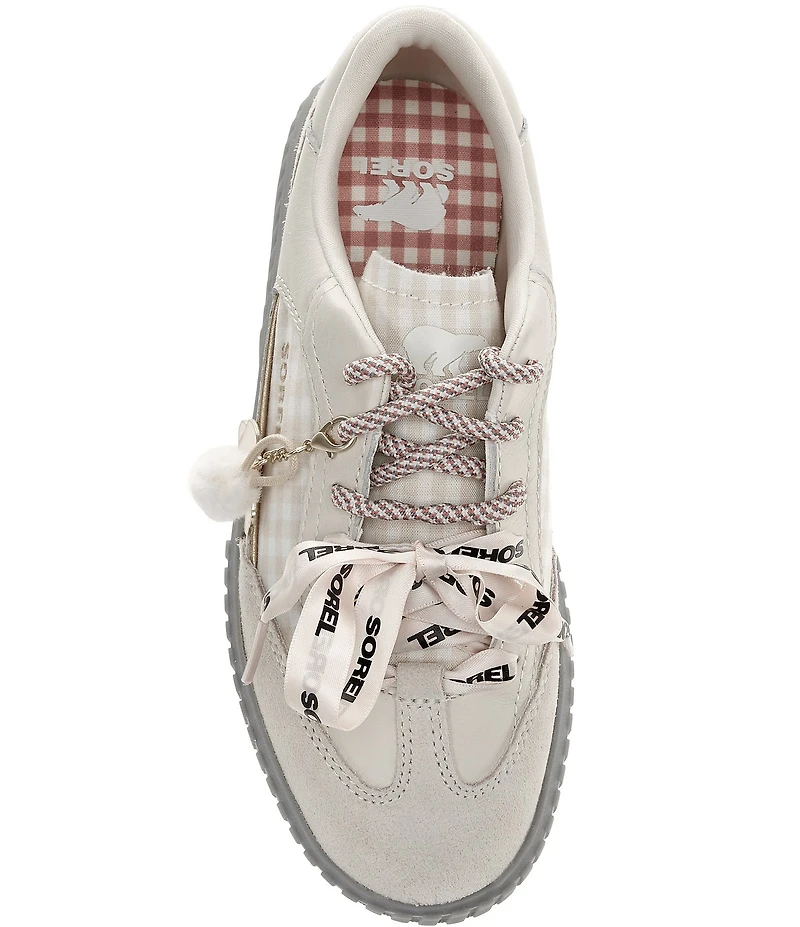 Sorel Women's ONA Ave Charm Leather Platform Court Sneakers