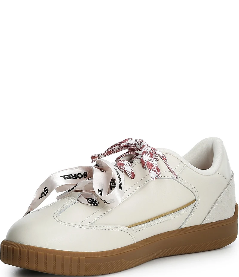 Sorel Women's ONA Drift LX Leather Logo Charm Low Profile Sneakers