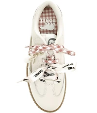 Sorel Women's ONA Drift LX Leather Logo Charm Low Profile Sneakers