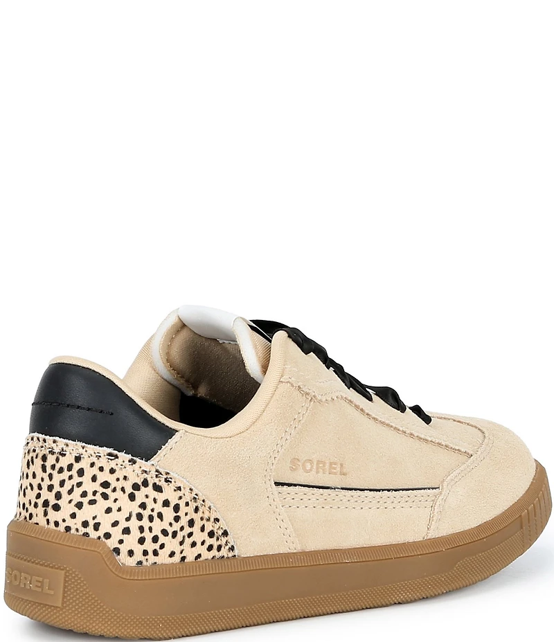 Sorel Women's ONA Drift LX Suede Animal Print Accent Low Profile Sneakers