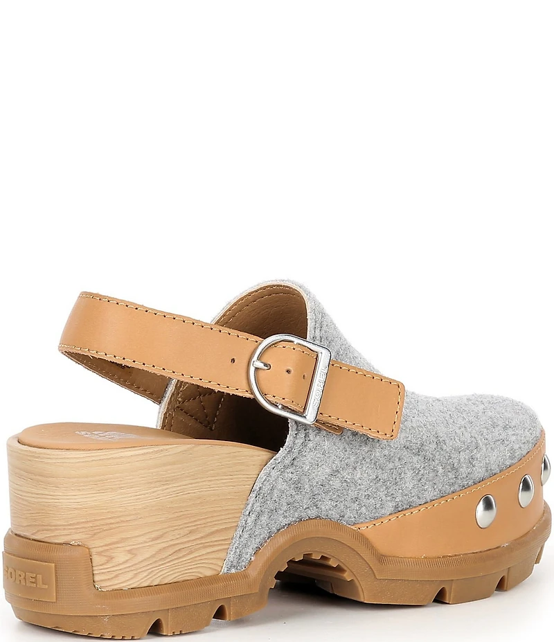 Sorel Women's Roam'N Felt Studded Slingback Clogs