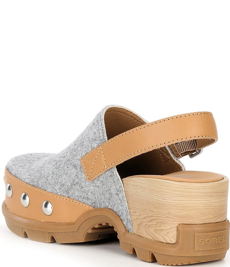 Sorel Women's Roam'N Felt Studded Slingback Clogs