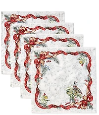 Southern Living 12 Days Of Christmas Collection Napkins, Set of 4