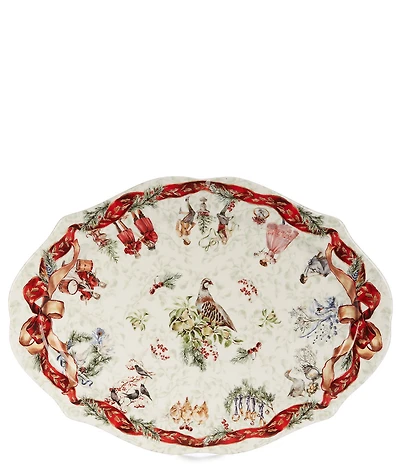 Southern Living 12 Days Of Christmas Collection Platter, 12#double;