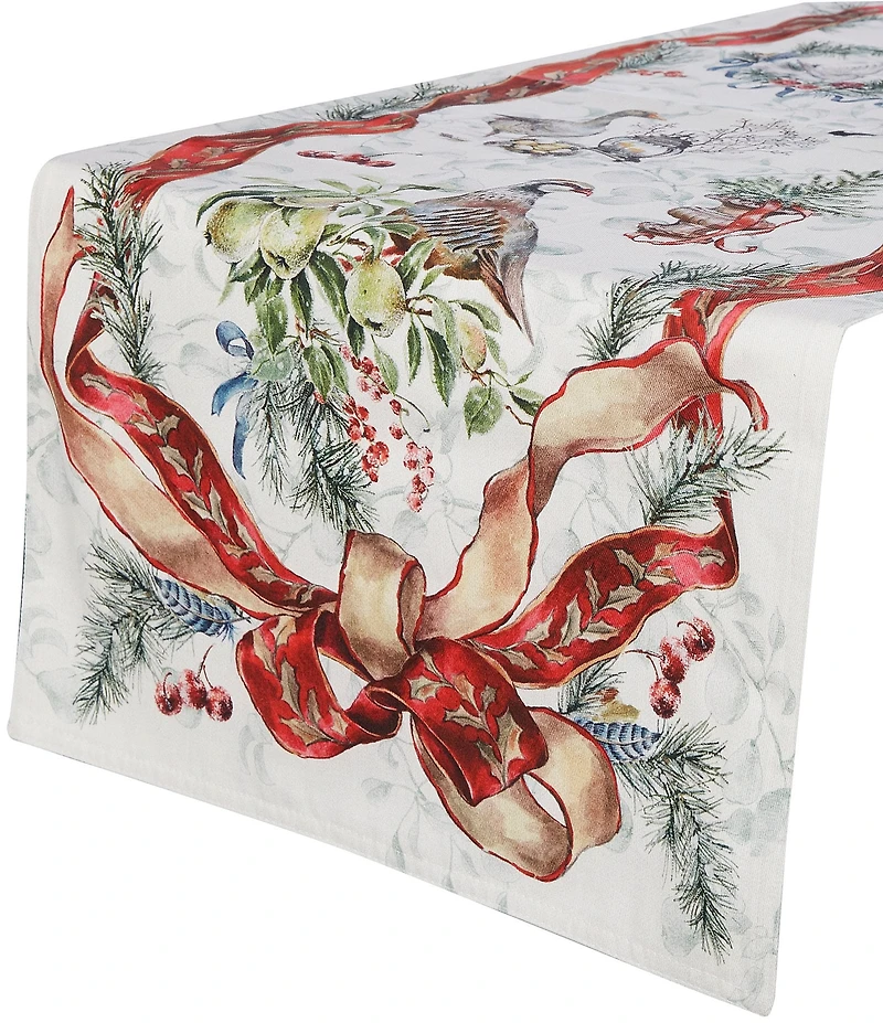 Southern Living 12 Days Of Christmas Collection Reversible Runner, 72#double;