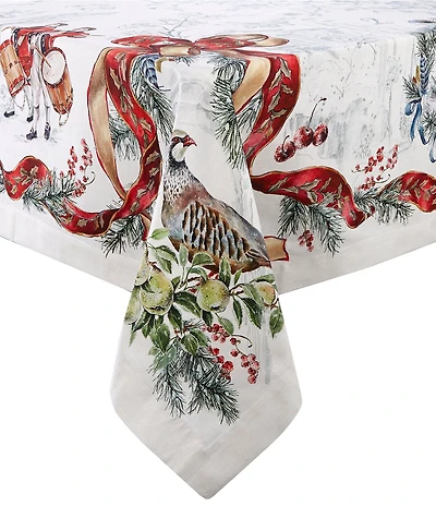 Southern Living 12 Days Of Christmas Collection Tablecloth