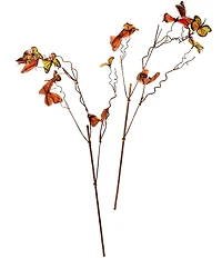 Southern Living 36-inch Faux Butterfly Spray Pick, Set of 2