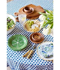 Southern Living Acacia Round Snack Plates, Set of 4
